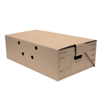 Boîte de transport kraft 60x37x19 cm par 15 - ProSaveurs