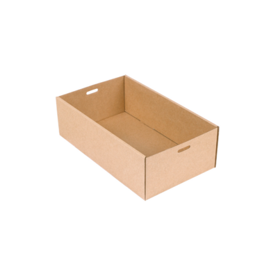 Boîte traiteur kraft XS 26x15x8 cm par 100 - ProSaveurs