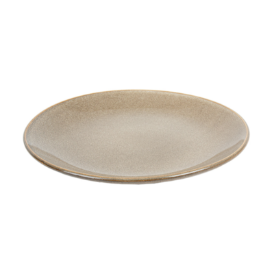Assiette ronde en grès terre 27 cm - Vaisselle en grès - ProSaveurs
