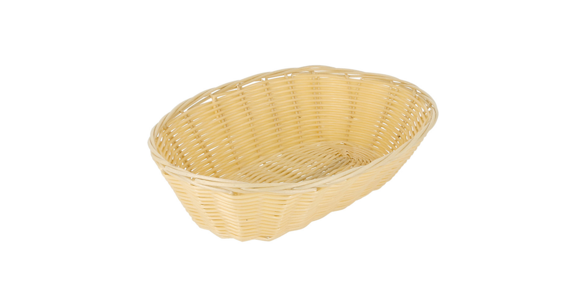 Panière à Pain En Osier Vintage - Bon état - Corbeille En Osier