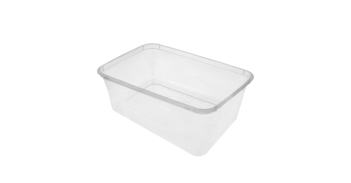250 Barquettes Transparentes 1000ml Avec Couvercles - Micro-ondables PP Pour Restauration Et Usage Domestique