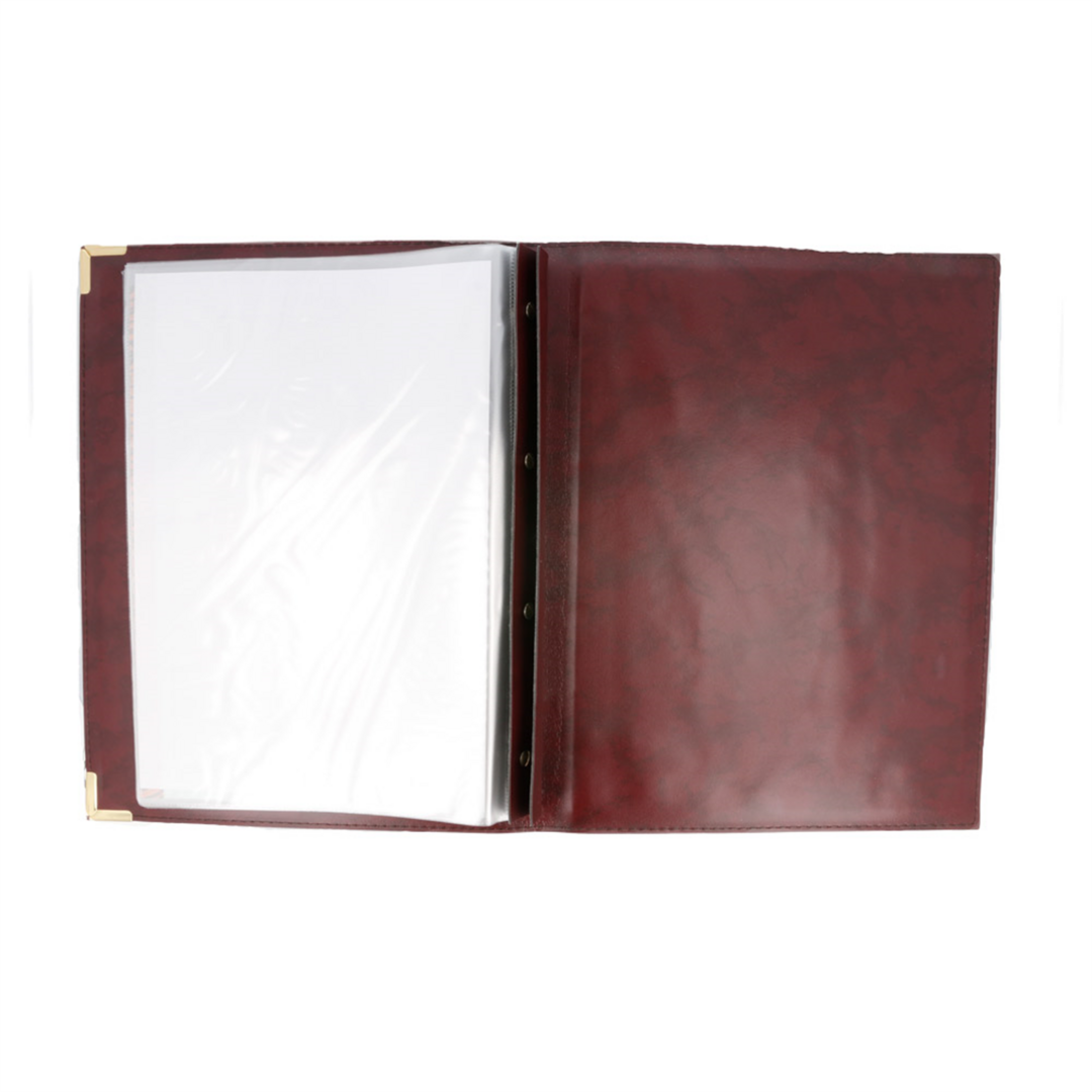 Garcia De Pou Tafelmatten Maxim Bordeaux & Grijs - Wit, Cellulose, 31x43 Cm