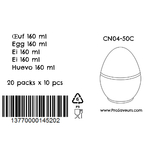 Verrine en plastique Oeuf 160 ml CN04-50C-5