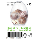 Verrine en plastique Oeuf 160 ml CN04-50C-4