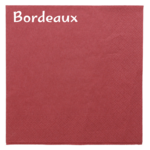 Serviette papier personnalisée 2 plis - Bordeaux - ProSaveurs