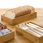 Boîte en bambou pour buffet 15x31x5 cm par 6 - Garcia de Pou - ProSaveurs