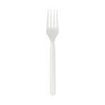 Fourchette blanche en PLA 17 cm par 1000 - ProSaveurs