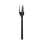 Fourchette noire en PLA 17 cm par 1000 - ProSaveurs