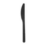 Couteau noir en PLA 18 cm par 1000 - ProSaveurs