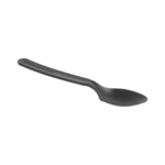 Cuillère à dessert noire en CPLA 16 cm par 1000 - ProSaveurs