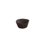 Caissette cupcake en papier noir XS par 2000 - ProSaveurs
