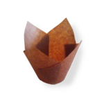 Caissette muffin Tulipe en papier kraft L par 1000 - ProSaveurs