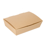 Boîte repas 21x18x6 cm kraft par 360 - ProSaveurs