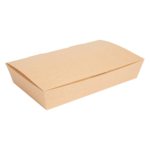 Boîte repas 28x17x5 cm kraft par 240 - ProSaveurs