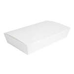 Boîte repas 28x17x5 cm blanche par 240 - ProSaveurs