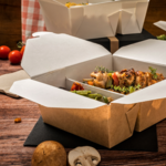 Boîtes américaines kraft 2 compartiments - ProSaveurs