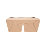 Boîtes américaines MO kraft 2 compartiments 675 et 675 ml - ProSaveurs