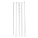 Pailles en papier coloris assortis 20 cm diam 0.6 cm emballée individuellement - ProSaveurs