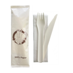 Kit couverts en papier 3 en 1 par 250 - ProSaveurs