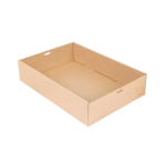 Boîte traiteur kraft M 36x25x8 cm par 100 - ProSaveurs