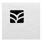 Serviette papier personnalisée blanche 2 plis 30x30 cm - ProSaveurs