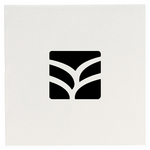 Serviette papier personnalisée blanche Double Point 20x20 cm - ProSaveurs
