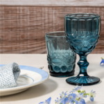 Verre à pied et gobelet en verre Vintage - Garcia de Pou - ProSaveurs