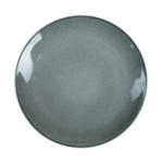 Assiette ronde en grès gris vert 27 cm par 6 - Vaisselle en grès - ProSaveurs