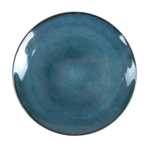 Assiette ronde en grès bleu 27 cm par 6 - Vaisselle en grès - ProSaveurs