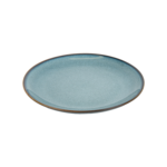 Assiette ronde en grès bleu 21 cm - Vaisselle en grès - ProSaveurs