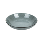 Assiette creuse en grès gris vert 20 cm par 6 - Vaisselle en grès - ProSaveurs