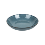 Assiette creuse en grès bleu 20 cm par 6 - Vaisselle en grès - ProSaveurs