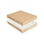 Plateau traiteur kraft 32x27x4 cm par 150 - ProSaveurs