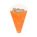 Cône à crêpe en carton compact 12x19 cm - ProSaveurs