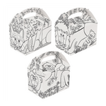 Boîte menu enfant à colorier - assortiment 3 motifs - ProSaveurs