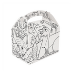 Boîte menu enfant à colorier - assortiment 3 motifs - Motif renard - ProSaveurs