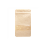 Doypack kraft fenêtre 250 g – fermeture zip - ProSaveurs