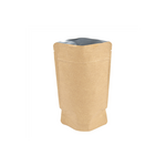 Doypack kraft opaque 250 g – barrière aluminium ouvert - ProSaveurs