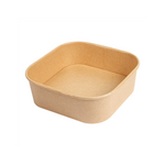 Bol carton carré kraft 1 000 ml - ProSaveurs