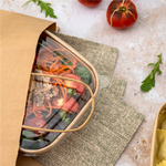 Bol carton carré kraft 1 410 ml - suggestion - ProSaveurs