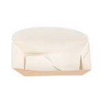 Étui pour bagels en carton kraft 12x12 cm - Automontable - ProSaveurs