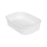 Bol carton rectangulaire blanc 500 ml - ProSaveurs