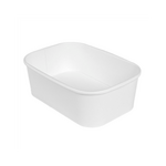 Bol carton rectangulaire blanc 750 ml - ProSaveurs
