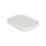 Couvercle carton PE blanc rectangulaire - ProSaveurs