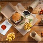 Papier burger kraft 28 x 34 cm - ProSaveurs