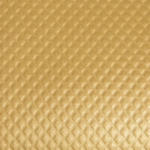 Gros plan du gaufrage en relief de la nappe dorée en papier