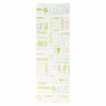 Sachets sandwiches en papier blanc 12+4x35 cm personnalisés 1 couleur CN08-22924P1C-2