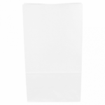 Sac SOS en papier blanc 14+8x24 cm personnalisé 1 couleur CN08-22231P1C-3