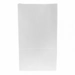 Sac SOS en papier blanc 25+15x43.5 cm personnalisé 1 couleur CN08-22246P1C-2