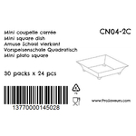 Verrine en plastique mini coupelle CN04-2C-4